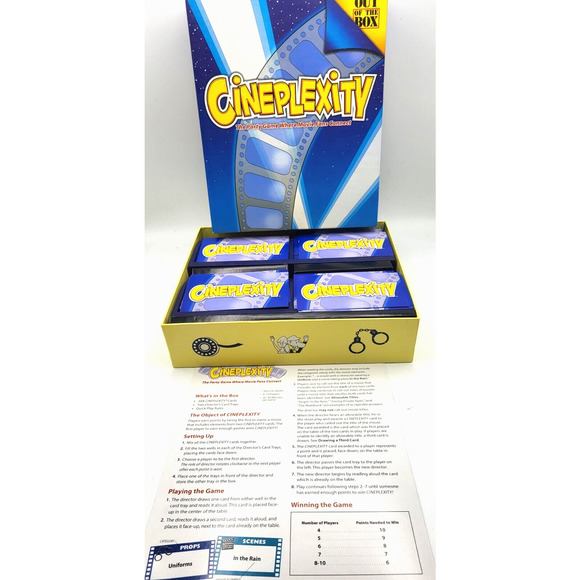 Cineplexity Party Game Where Movie Fans Connect Teens to Adult COMPLETE - Picture 6 of 9